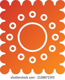 Diseño de vectores Biscuta Estilo de iconos