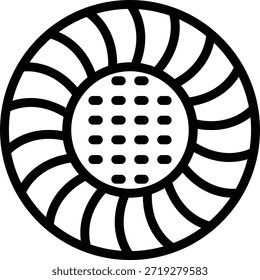 Estilo de ícone de biscoitos de design de vetor