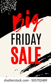Vector design for Black Friday Sale poster 