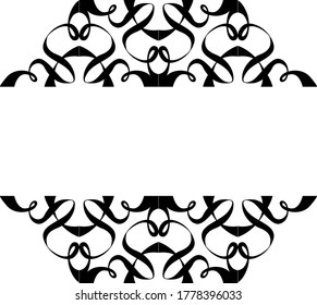 Vector Design of Black Tape Ornaments