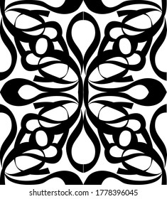 Vector Design of Black Tape Ornaments
