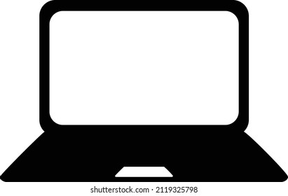 Diseño de vectores tema negro de la laptop en la oficina 