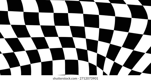 Diseño de Vector de un tablero de ajedrez blanco y negro clásico patrón de tablero de ajedrez blanco y negro.