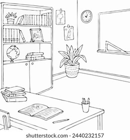 Vector design for black and white interior decor 