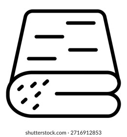 Estilo de icono de manta de diseño de Vector