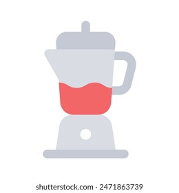 Diseño de Vector de licuadora en estilo moderno, fácil de usar