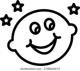Vector Design Blissful Zest Icon Style