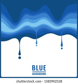 Vector design of Blue color background.