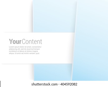 Vector design. Blue Edition of an Abstract Geometric Colorful Infographics Page Element for Web, Print or Brochure Layout 