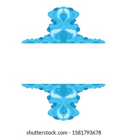 Vector Design of Blue Ocean Ornaments
