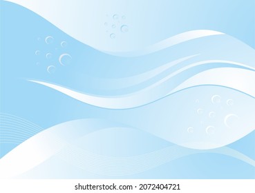 Fondo submarino azul de diseño de vectores