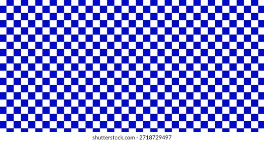 Diseño de Vector de un tablero de ajedrez azul y blanco Classic Blue White Checkerboard Pattern