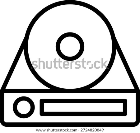 Vector Design Blu-ray R DL Icon Style