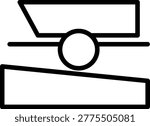 Vector Design Boat Ramp Icon Style