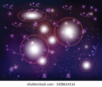 Vector design for bokeh backgrounds