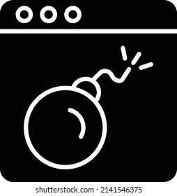 Vector Design Bomb Icon Style