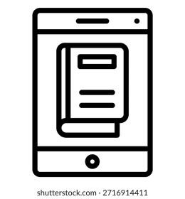 Estilo de Ícone do Livro de Design de Vetor