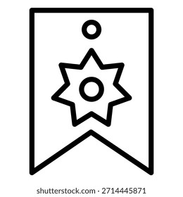 Vektor Design Lesezeichen Symbolstil