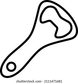 Vektordesign-Flaschenöffner-Symbol