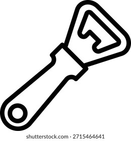Vector Design Bottle Opener Icon Style