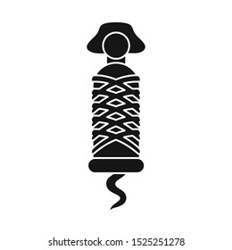 Vector design of bottle and opener logo. Graphic of bottle and steel stock vector illustration.