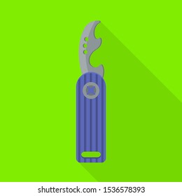 Vector design of bottle and opener logo. Graphic of bottle and wine stock vector illustration.