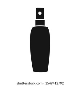 Vector design of bottle and perfume symbol. Graphic of bottle and vial stock vector illustration.