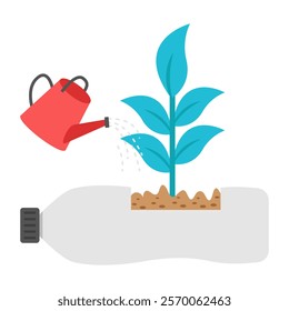 Vector design of bottle plant