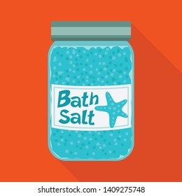 Vector design of bottle  and salty icon. Set of bottle  and spa  stock symbol for web.