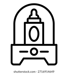 Vektor Design Flasche wärmer Icon Stil