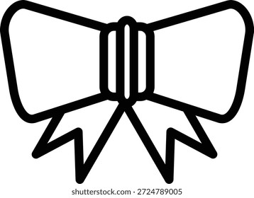 Estilo de ícone de laço de arco de design de vetor