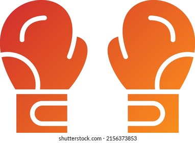 Estilo de icono de Boxeo de diseño de vectores