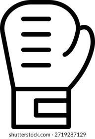 Estilo de icono de boxeo de diseño de Vector
