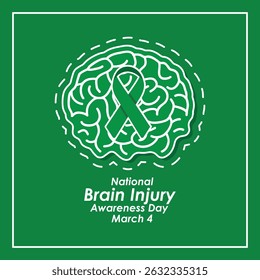 Dia de Conscientização sobre Lesão Cerebral do Projeto Vetorial - 4 de março de 2026.