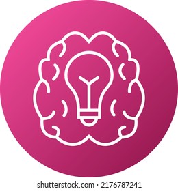Vector Design Brainstorming Icon Style