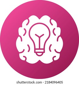 Vektordesign-Brainstorming-Symbolstil