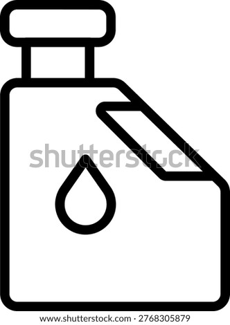 Vector Design Brake Fluid Reservoir Icon Style