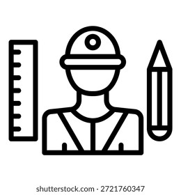 Estilo de ícone de construtor de marca de design de vetor