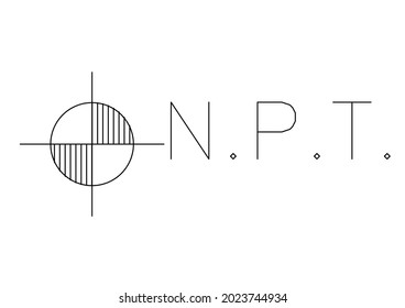Vector design of a brand logo sketch