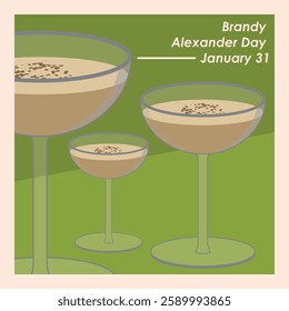 Vector Design Brandy Alexander Day-January 31.