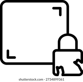 Diseño de Vector Resolución de brecha Estilo de icono
