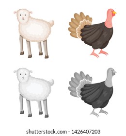 Vector design of breeding and kitchen icon. Collection of breeding and organic stock vector illustration.