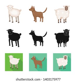 Vector design of breeding and kitchen  logo. Set of breeding and organic  stock symbol for web.