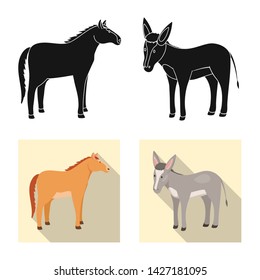 Vector design of breeding and kitchen sign. Collection of breeding and organic vector icon for stock.