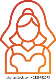 Vector Design Bride Icon Style