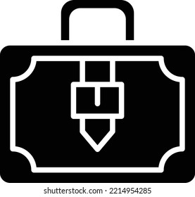 Vector Design Briefcase Icon Style