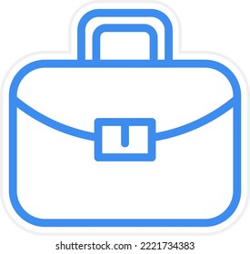 Vector Design Briefcase Icon Style