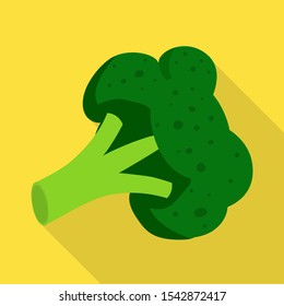 Vector design of broccoli and cabbage sign. Graphic of broccoli and cabbage stock vector illustration.