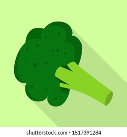 Vector design of broccoli and vegetable sign. Graphic of broccoli and cauliflower stock vector illustration.