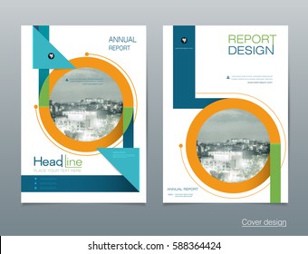 Vector design brochure flyer, business annual report. flier, leaflet, pamphlet brochure. Layout template in A4 size